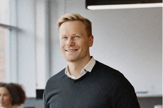 A Portrait Of A Male Scandinavian Coworker I The Age Of 40 Th